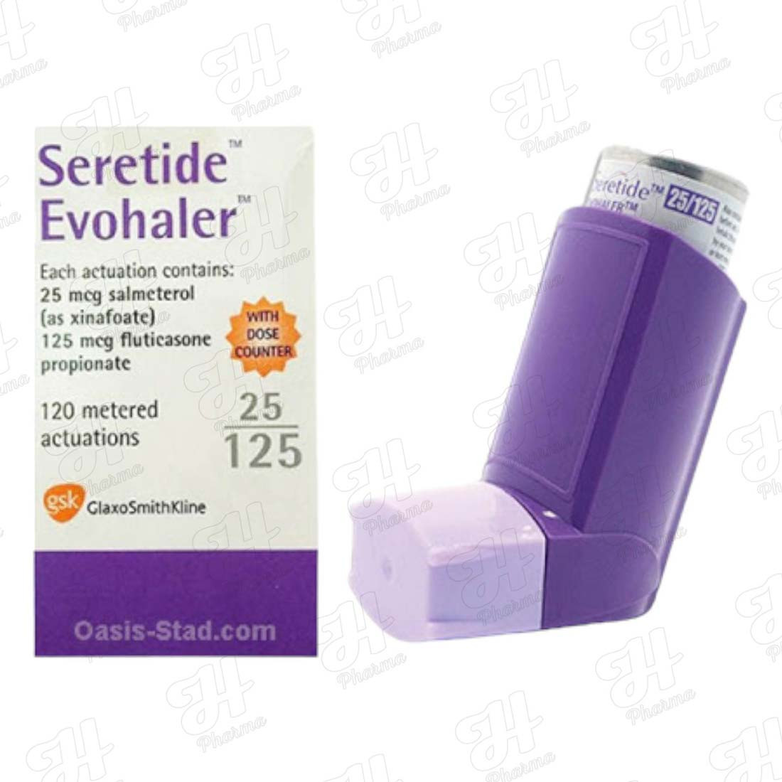 SALMETIDE  25/125 METEED DOSE INHALER