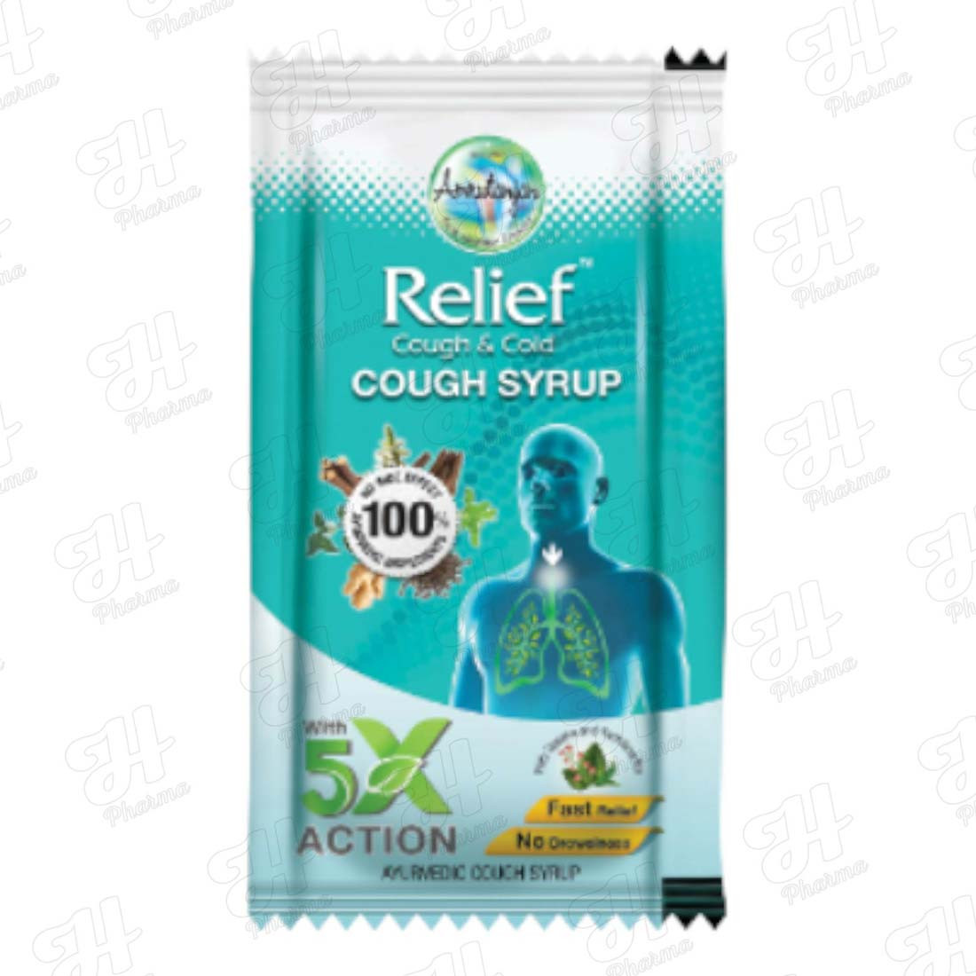 RELIEF COUGH COLD SYRUP 12 SACHETS الجراش