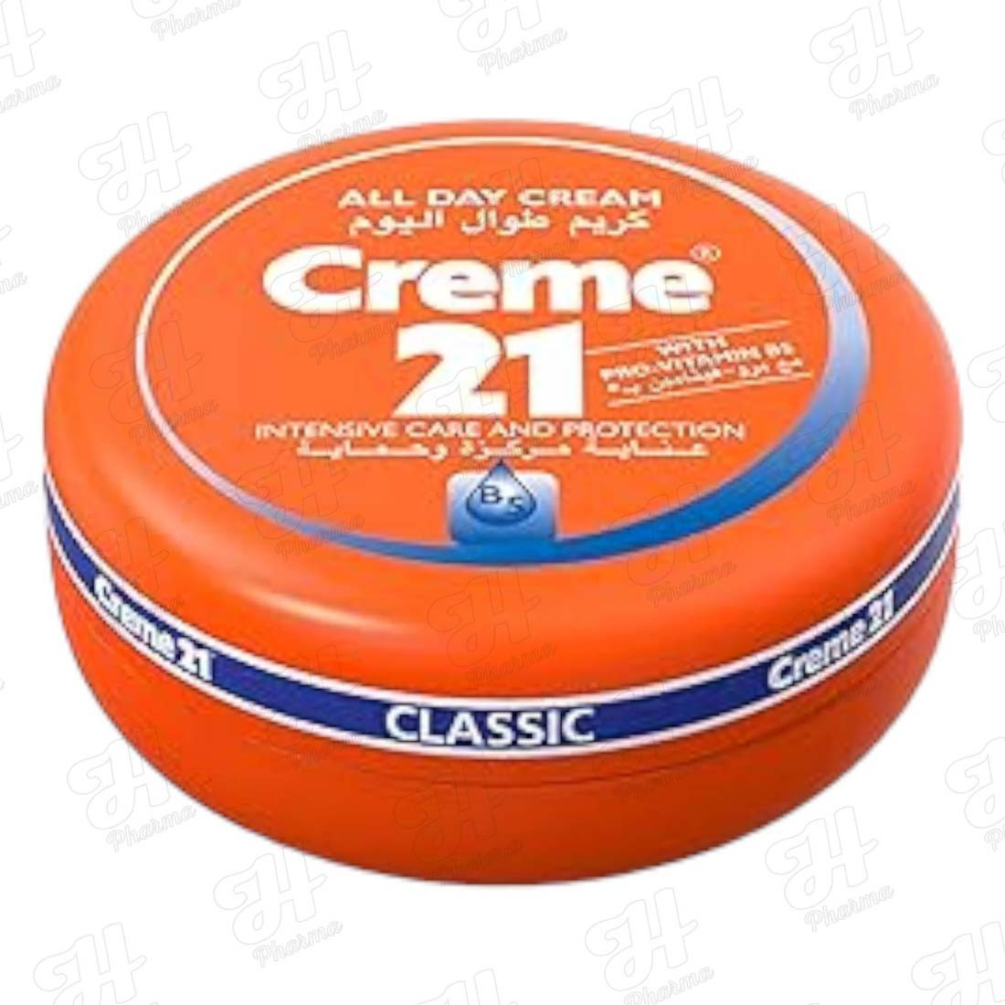كريم 21 وسط 150 ملي كلاسك ازرق