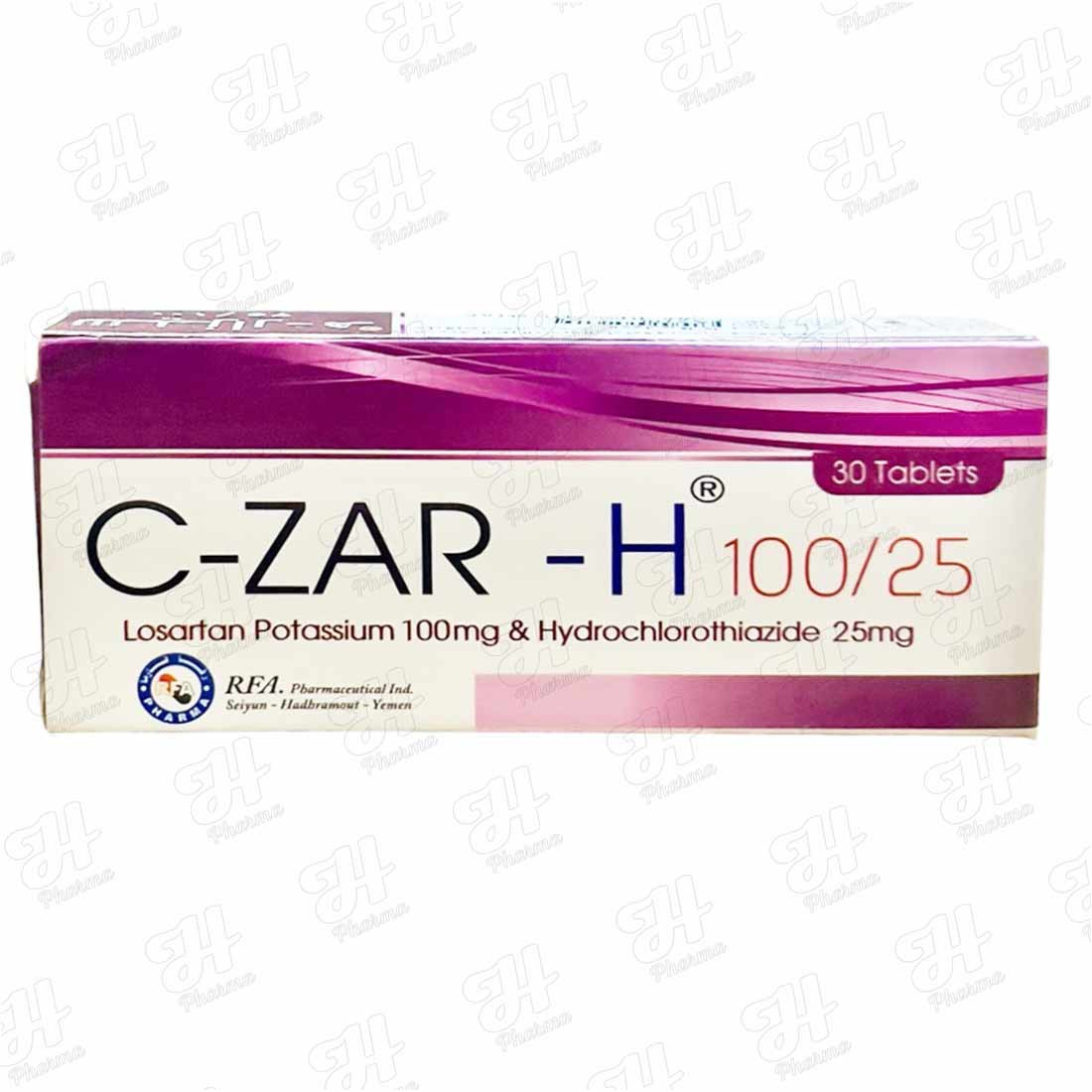 سي-زار - H100/25MG 30 قرص