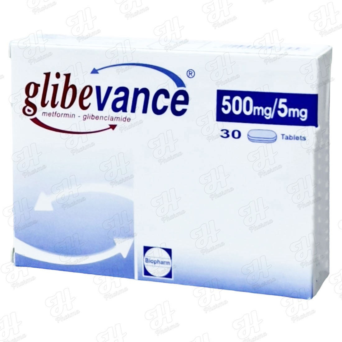 جليبيفانس 500 مجم / 5 مجم 30 قرص