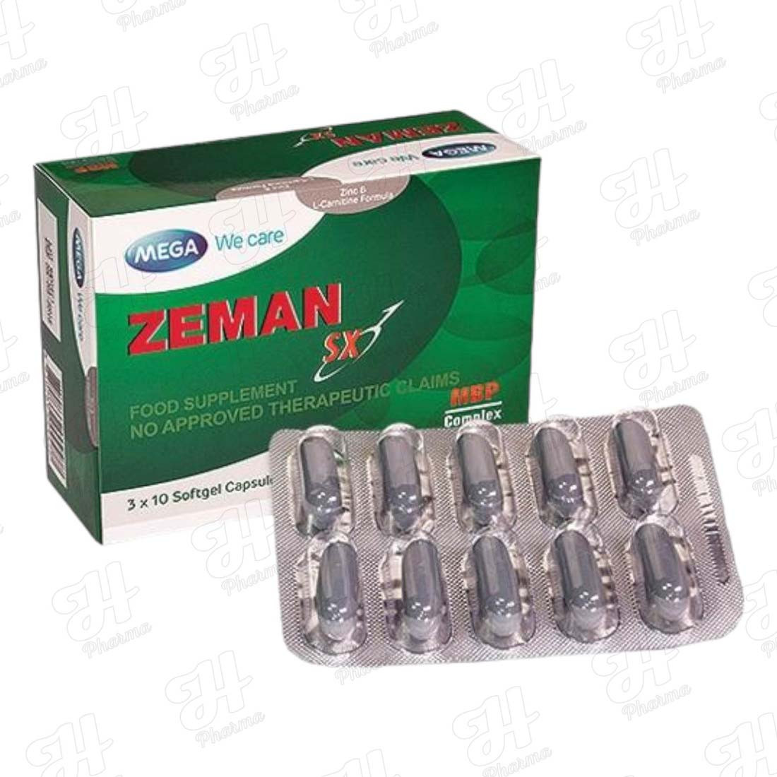 زيمان اس اكس 30 كبسولة